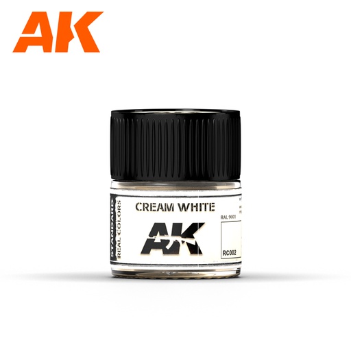 [ AKRC002 ] Ak-interactive Real Colors Cream White RAL 9001 10ml