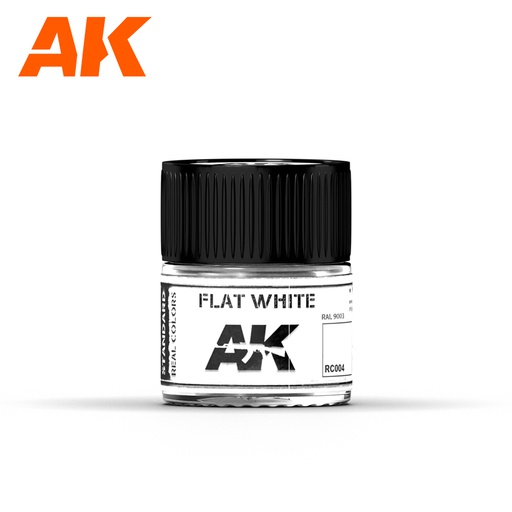 [ AKRC004 ] Ak-interactive Real Colors Flat White 10ml