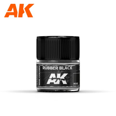 [ AKRC022 ] Ak-interactive Real Colors Rubber Black 10ml