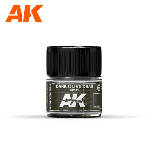 [ AKRC025 ] Ak-interactive Real Colors Dark Olive Drab Nº31 10ml