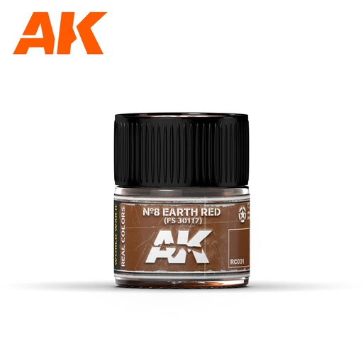 [ AKRC031 ] Ak-interactive Real Colors Nº8 Earth Red FS 30117 10ml