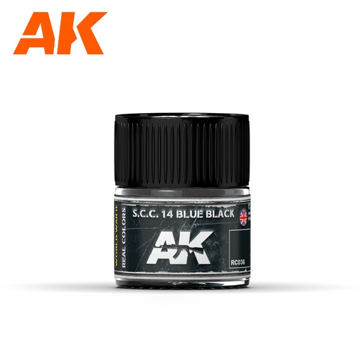 [ AKRC036 ] Ak-interactive Real Colors S.C.C. 14 Blue Black 10ml