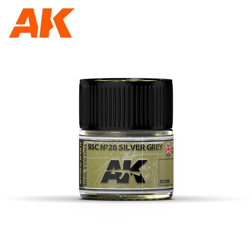 [ AKRC038 ] Ak-interactive Real Colors BSC Nº28 Silver Grey 10ml