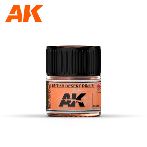[ AKRC043 ] Ak-interactive Real Colors Bristish Desert Pink ZI  10ml
