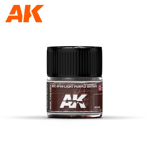 [ AKRC045 ] Ak-interactive Real Colors BSC Nº49 Light Purple Brown 10ml
