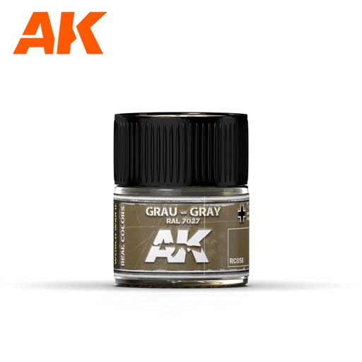[ AKRC058 ] Ak-interactive Real Colors Grau-Gray RAL 7027 10ml