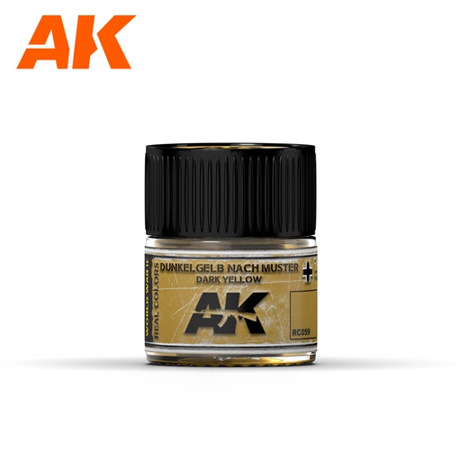 [ AKRC059 ] Ak-interactive Real Colors Dunkelgelb Nach Muster Dark Yellow 10ml