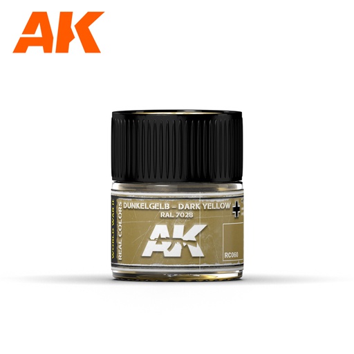 [ AKRC060 ] Ak-interactive Real Colors Dunkelgelb-Dark Yellow RAL 7028  10ml