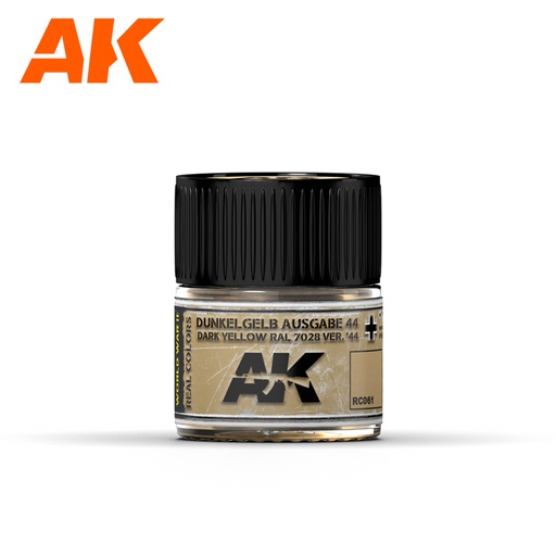 [ AKRC061 ] Ak-interactive Real Colors Dunkelgelb Ausgabe 44 Dark Yellow RAL 7028  10ml