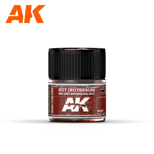 [ AKRC067 ] Ak-interactive Real Colors Rot (Rotbraun) Red Brown RAL 8012 10ml