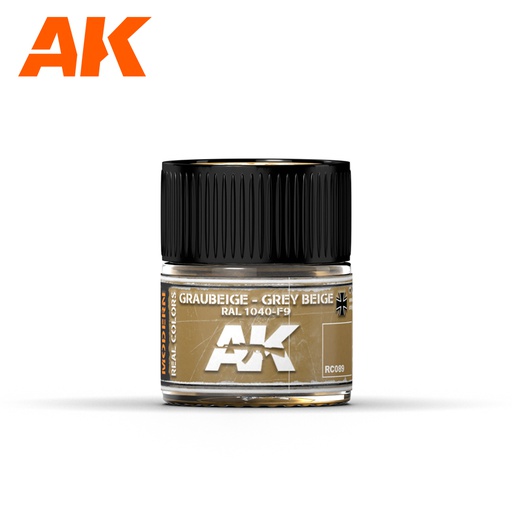 [ AKRC089 ] Ak-interactive Real Colors Graubeige-Grey Beige  RAL 1040-F9  10ml