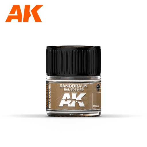 [ AKRC092 ] Ak-interactive Real Colors Sandbraun RAL 8031-F9  10ml
