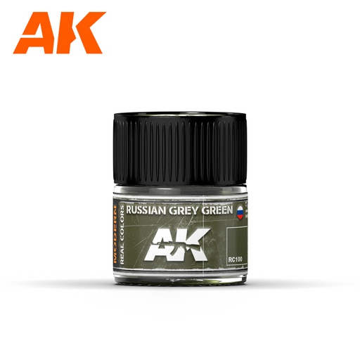 [ AKRC100 ] Ak-interactive Real Colors Russian Grey Green 10ml
