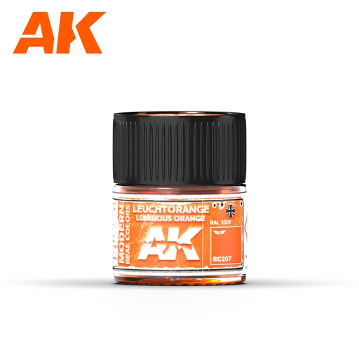 [ AKRC207 ] Ak-interactive Real Colors Leuchtorange-Luminous Orange RAL 2005 10ml