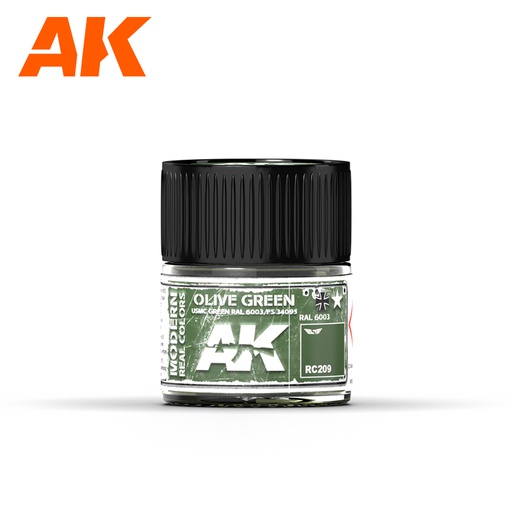 [ AKRC209 ] Ak-interactive Real Colors Olive Green/USMC Green RAL 6003/FS34095 10ml