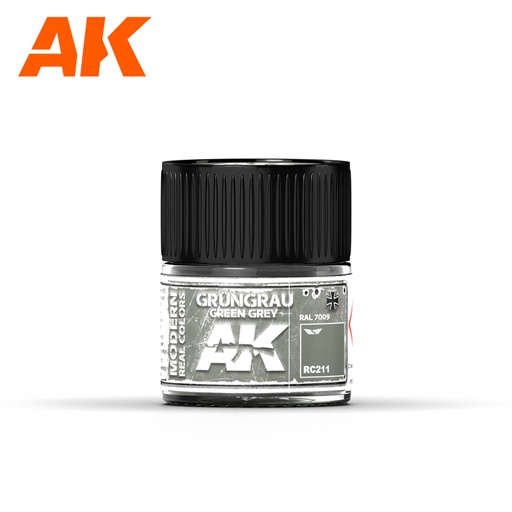 [ AKRC211 ] Ak-interactive Real Colors Grüngrau-Green Grey RAL 7009 (MODERN) 10ml