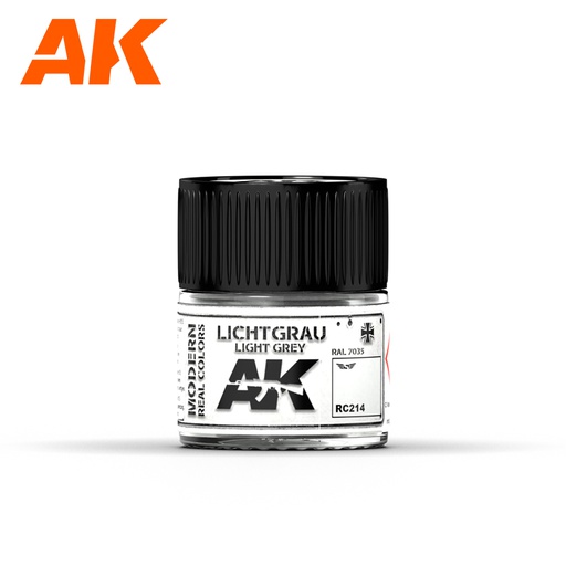 [ AKRC214 ] Ak-interactive Real Colors Lichtgrau-Light Grey RAL 7035 10ml