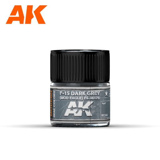 [ AKRC246 ] Ak-interactive Real Colors F-15 Dark Grey (MOD EAGLE) FS 36176 10ml