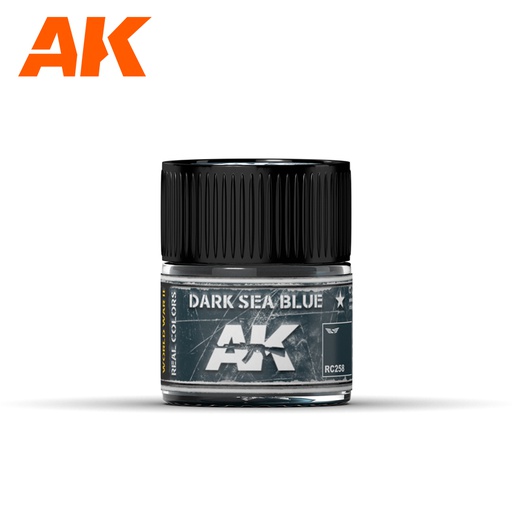 [ AKRC258 ] Ak-interactive Real Colors Dark Sea Blue 10ml