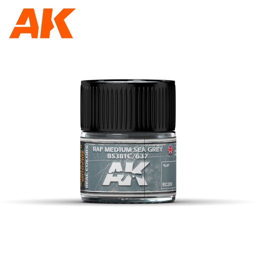 [ AKRC289 ] Ak-interactive Real Colors RAF Medium Sea Grey BS381C/637 - 10ml