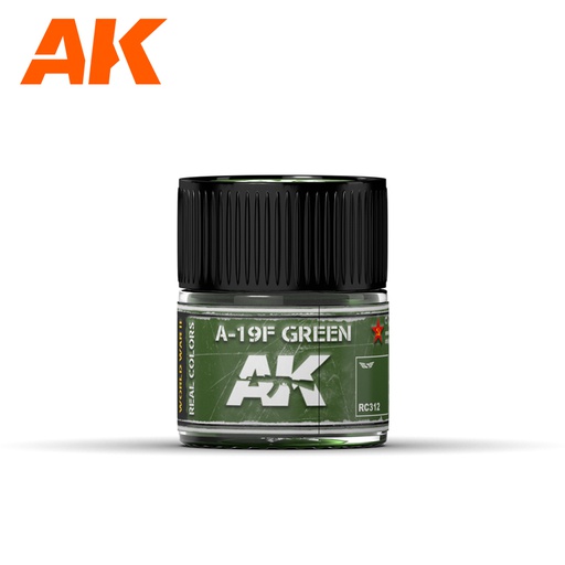 [ AKRC312 ] Ak-interactive Real Colors A-19F Grass Green 10ml
