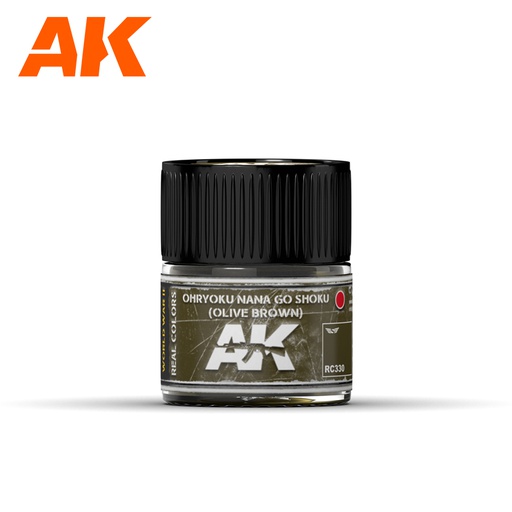 [ AKRC330 ] Ak-interactive Real Colors Ohryuko Nana Go Shoku (Olive Brown) 10ml