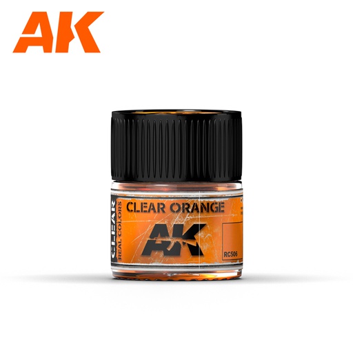 [ AKRC506 ] Ak-interactive Real Colors Clear Orange 10ml