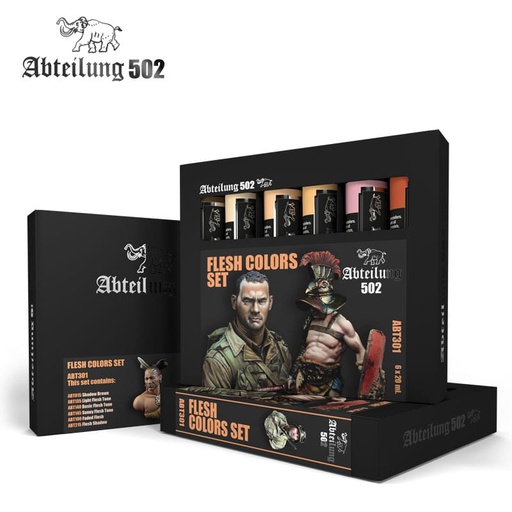 [ AKABT301 ] Ak-interactive Abteilung 502 Flesh colors set