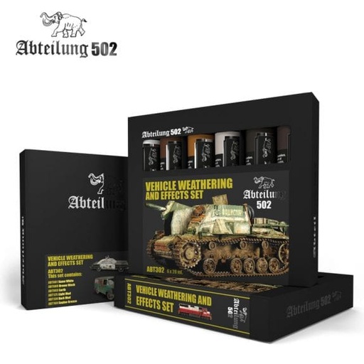 [ ABT302 ] Ak-interactive Abteilung 502 vehicle weathering and effects set