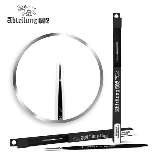 [ ABT830-4/0 ] Ak-interactive Abteilung 502 round brush 4/0