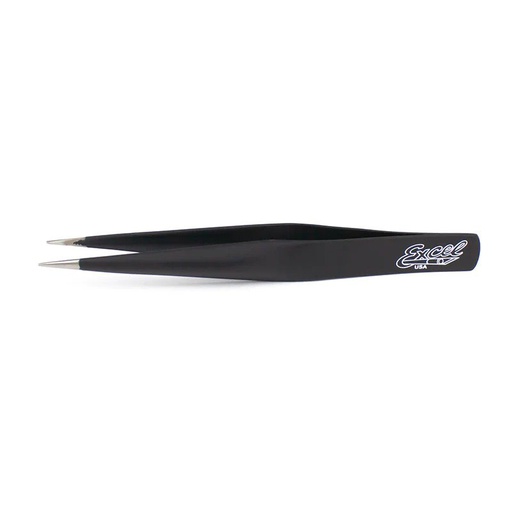 [ EX30422 ] Excel hollow handle tweezer  black