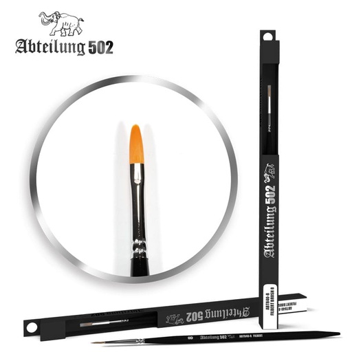 [ ABT840-8 ] Ak-interactive Abteilung 502 Filbert brush 8