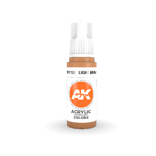 [ AK11100 ] Ak-interactive Acrylics 3GEN Light Brown 17ml