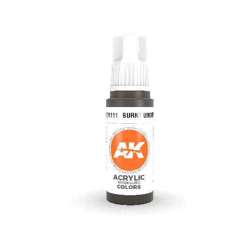 [ AK11111 ] Ak-interactive Acrylics 3GEN Burnt Umber 17ml