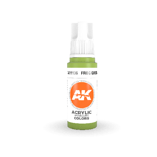 [ AK11136 ] Ak-interactive Acrylics 3GEN Frog Green 17ml