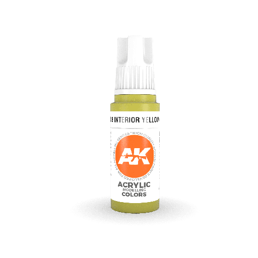 [ AK11138 ] Ak-interactive Acrylics 3GEN Interior Yellow Green 17ml
