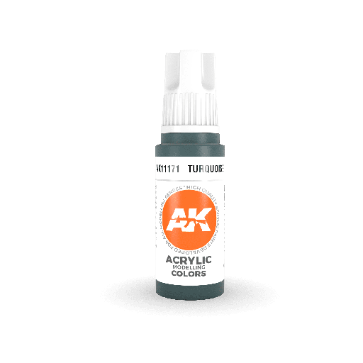 [ AK11171 ] Ak-interactive Acrylics 3GEN Turquoise 17ml