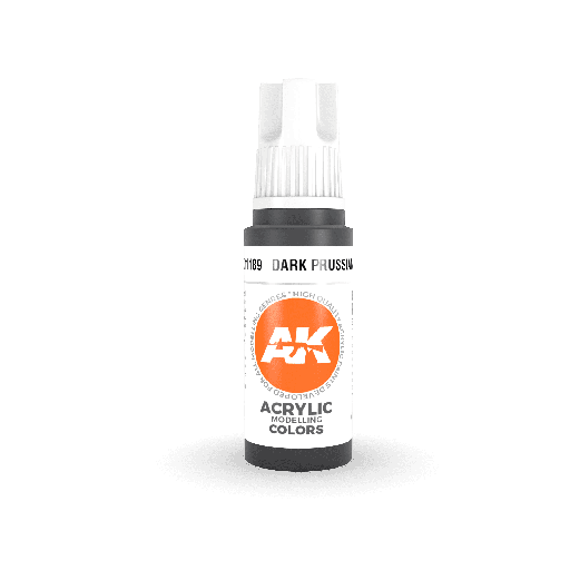 [ AK11189 ] Ak-interactive Acrylics 3GEN Dark Prussian Blue 17ml