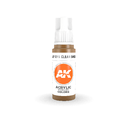 [ AK11215 ] Ak-interactive Acrylics 3GEN Clear Smoke 17ml