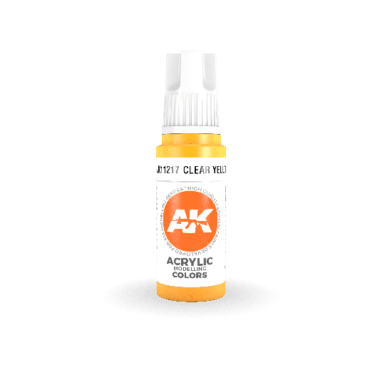 [ AK11217 ] Ak-interactive Acrylics 3GEN Clear Yellow 17ml