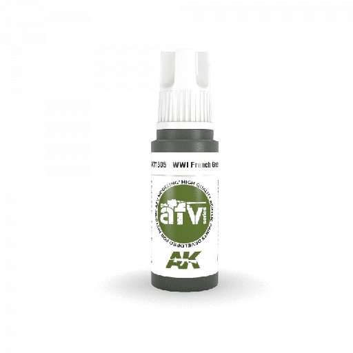 [ AK11305 ] Ak-interactive Acrylics 3GEN WWI French Green 1