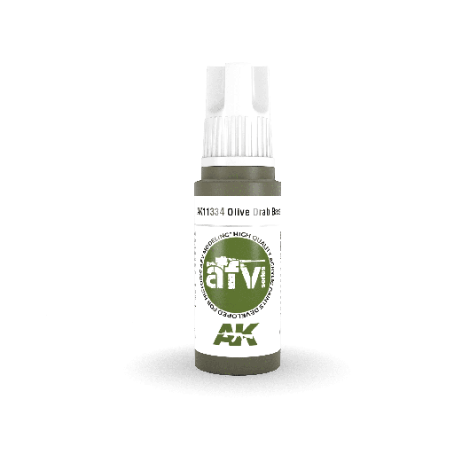 [ AK11334 ] Ak-interactive Acrylics 3GEN Olive Drab Base