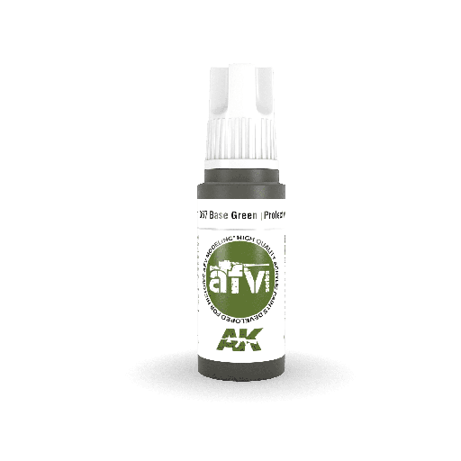 [ AK11367 ] Ak-interactive Acrylics 3GEN Base Green (Protective)