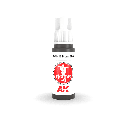 [ AK11418 ] Ak-interactive Acrylics 3GEN Brown Black 