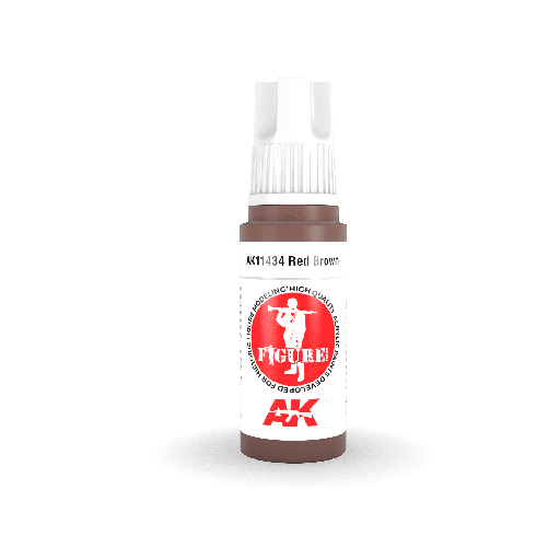 [ AK11434 ] Ak-interactive Acrylics 3GEN Red Brown 18ml