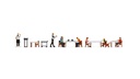 [ NO16246 ] Figuren Set " Restaurant "