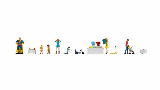 [ NO16240 ] Figuren Set " Speelgoedwinkel "