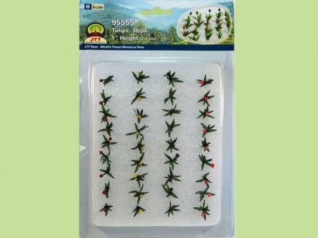 [ JTT95555 ] JTT 1&quot; Tulips 36 pcs  schaal O  1/48