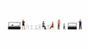 [ NO16245 ] Figuren Set " Café "