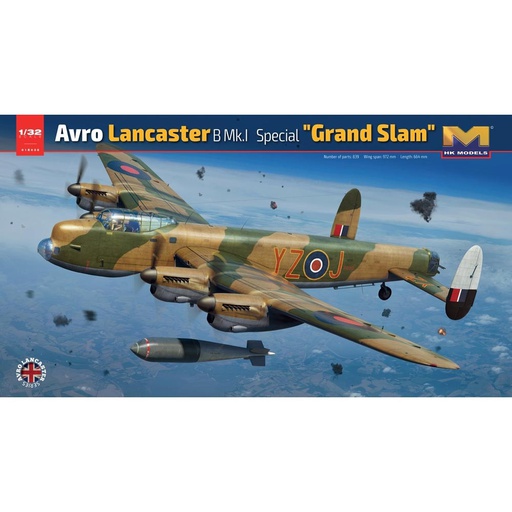 [ HKM01E38 ] Hong Kong models Avro lancaster B Mk. I special "Grand Slam" 1/32